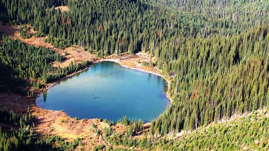 The lake in Punch Bowl