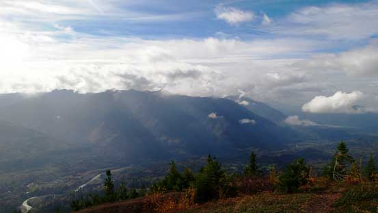 Chilliwack Valley and some clouds formation