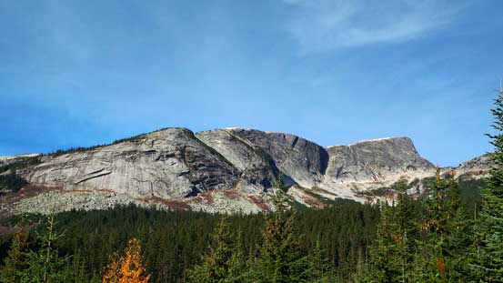 The face of Alpaca Peak