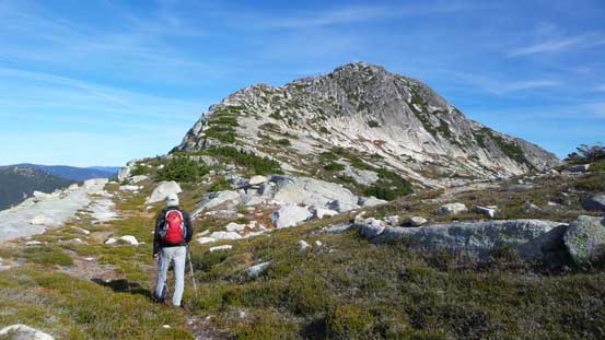 Guanaco Peak from the col