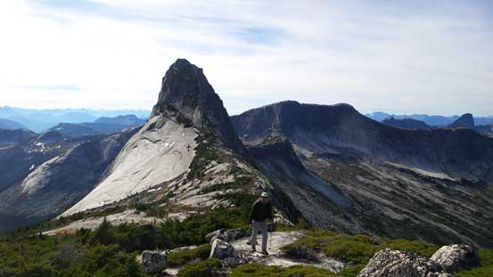Looking back towards Vicuna Peak