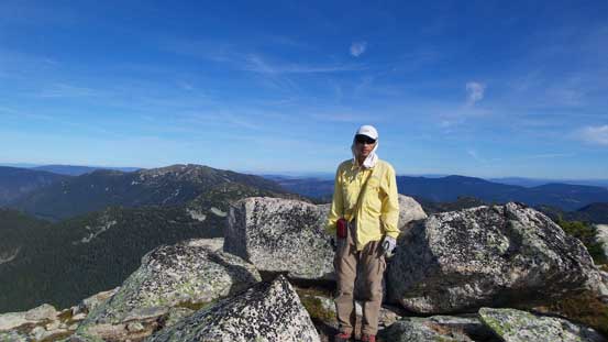Me on the summit of Guanaco Peak