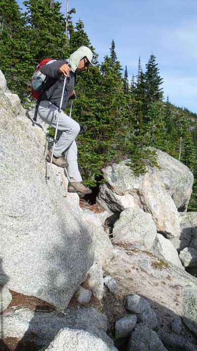And then, the natural staircases