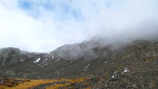 The only blue sky I saw for the next few hours...