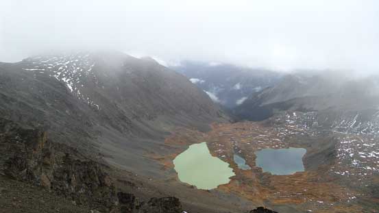 The last view before completely in the clouds