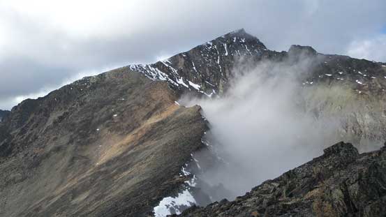 Seton E2 and the connecting ridge that I traversed