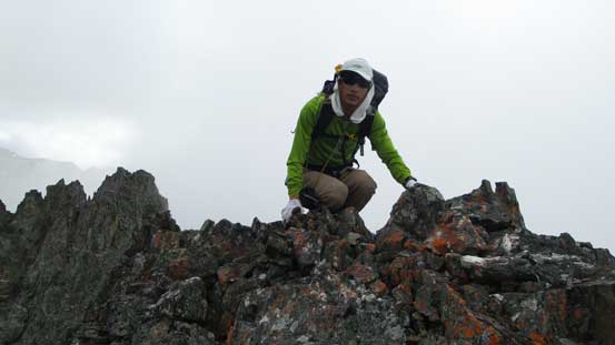 Me on the true summit of Modal Peak