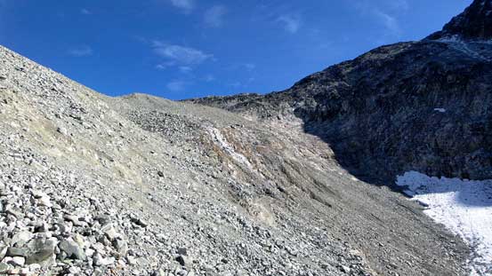 Ugly terrain between the two basins