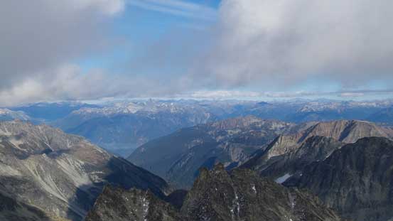 Looking North down Ure Creek towards Pemberton area