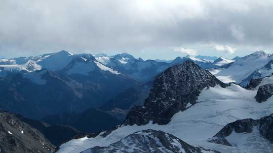 Mt. Sir Richard on the left skyline. Lesser Wedge Mountain in foreground
