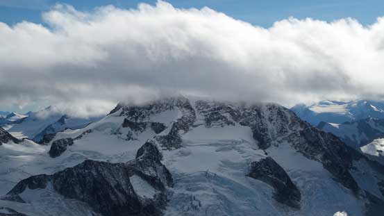 Another look at Wedge Mountain. Its NE Arete at center