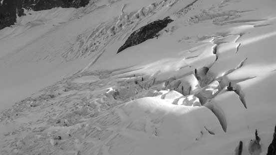 Crevasses on the North Glacier