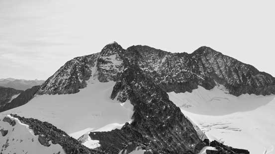 The bulky mass of Mt. Weart