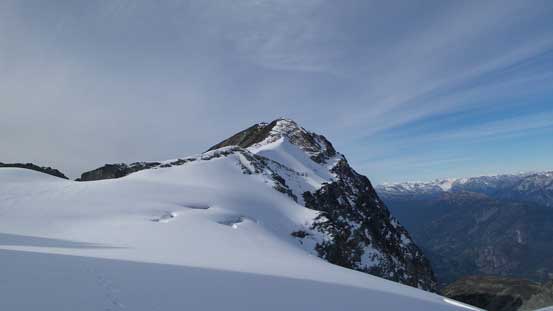 Looking back towards Mt. Cook