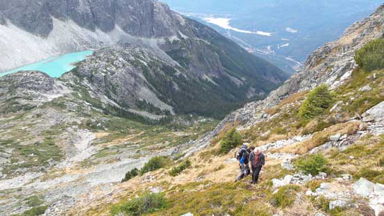 Another group on their way up Mt. Cook
