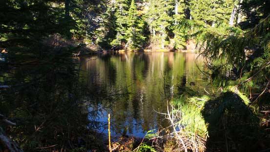 We passed by this tarn