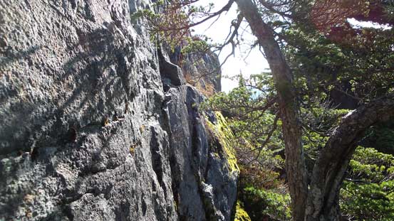 There's fair a bit of route-finding through this bluffy terrain