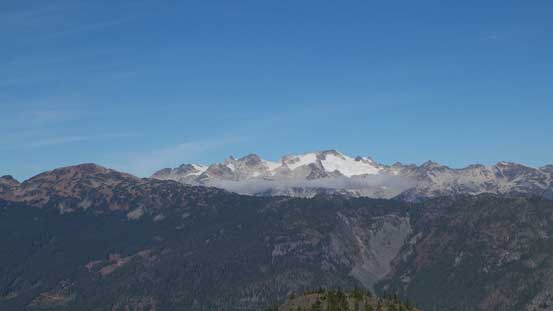 Ipsoot Mountain with Sootip Peak in front on left