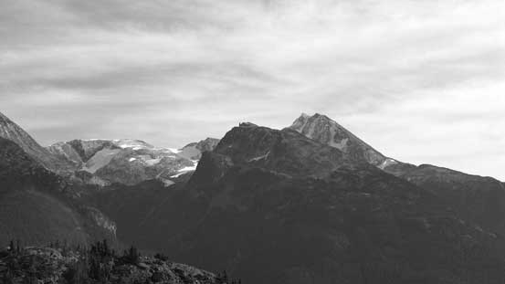 Wedge Mountain with Rethel Mountain in front