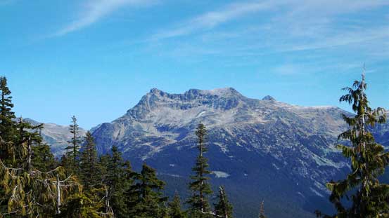 Ure Peak between Currie and Wedgemount