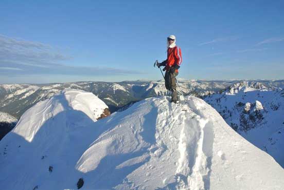 Me on the summit of Claimstake Mountain