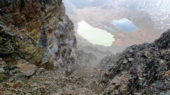 Traversing/ascending/descending gullies like this was the key