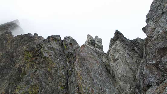 Sections like this you just have to find a way around, either dry or wet...