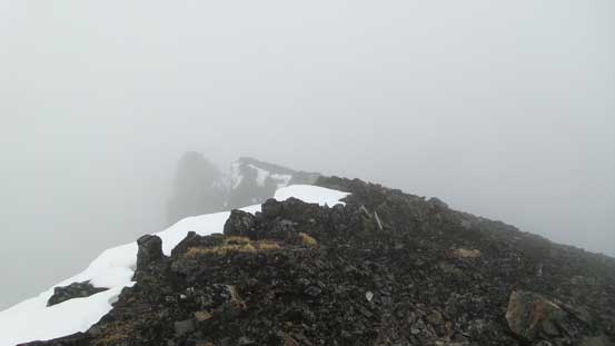 "Great" views from the summit of Saddlebag Peak (Seton E2)