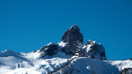 First view of The Black Tusk