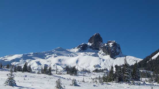Another view of The Black Tusk.