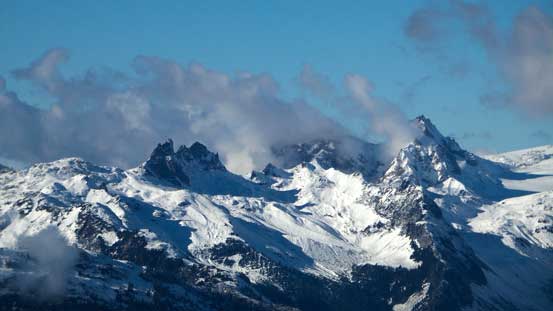 Mt. Fee and Mt. Cayley are some of the hardest summits around here