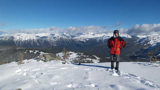 Me on the summit of Empetrum Peak