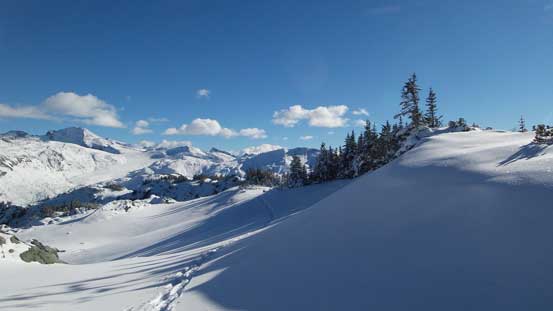Pristine alpine terrain