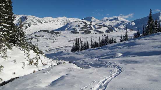 More descending into the Cinder Flats