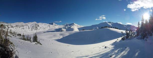 Panorama of the summit crater. Click to view large size.