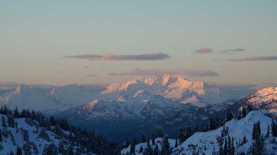 A zoomed-in shot of Mt. Tantalus