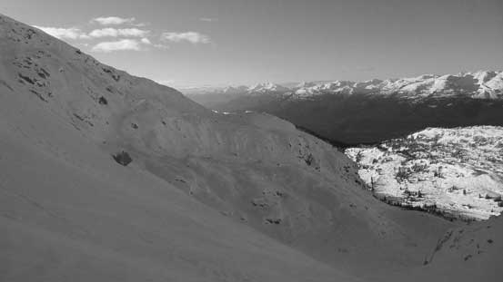 The morning was spent in the shade. Windy and cold...