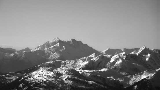 Pelion Mountain and Ossa Mountain (also part of Tantalus Range)