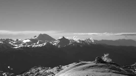 The mighty Mt. Garibaldi and the striking Black Tusk