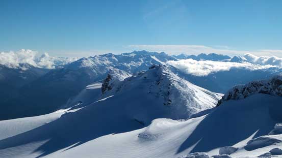 Those false summits and the NE Glacier