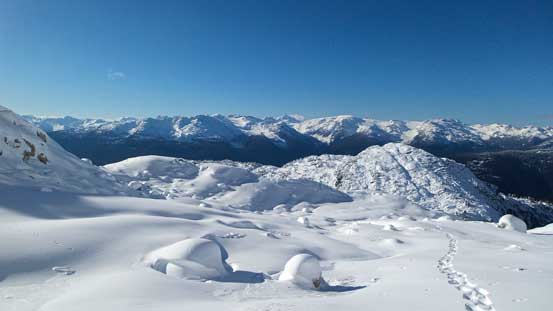 Exiting the lower bowl