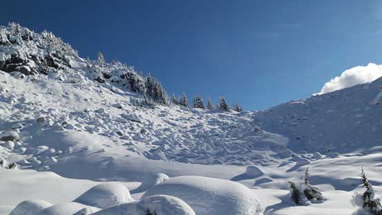 The gully continues on and on...