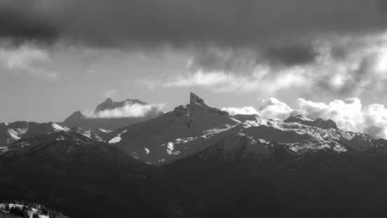 The Black Tusk with Mt. Garibaldi behind
