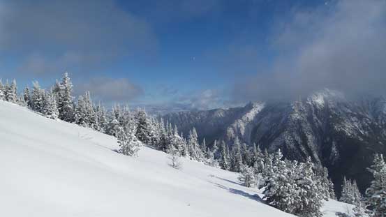 The terrain was quite mellow