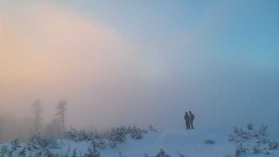 But we couldn't see much at all...