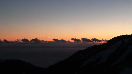 Lower down we got some dusk views