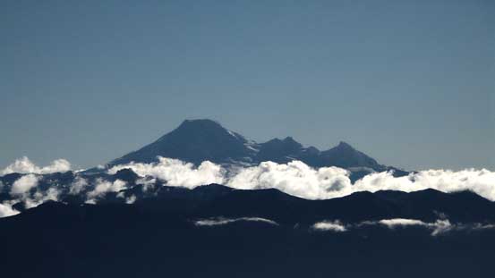 Mt. Baker with Colfax Peak and Lincoln Peak on its right shoulder