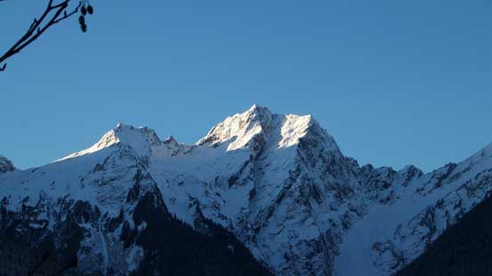 Lady Peak looks very different from this angle