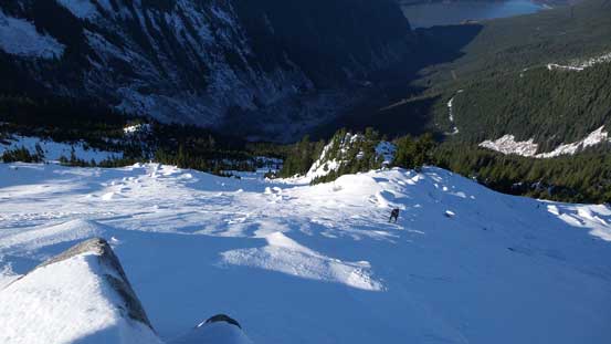 Here's that icy slope. Vlad's switching gears now