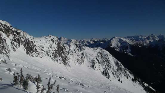 Looking over the SE Ridge